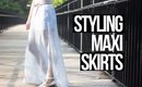 How to Wear Maxi Skirts