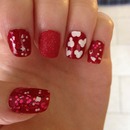 Minnie Mouse inspired nails