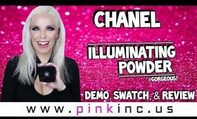 Chanel Illuminating Powder #GORGEOUS! | Chit Chat Demo, Swatch, & Review | Tanya Feifel-Rhodes