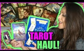 TAROT CARDS DECKS HAUL!! TAROT CARDS, ORACLE CARDS, TAROT READING BOOK + WHY I READ TAROT CARDS?!