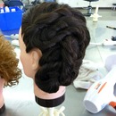 classic twisted updo