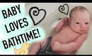 Newborn Baby Bath Time! New Parents DITL Vlog!