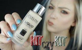 EVELINE liquid control - HIT czy KIT? test podkładu