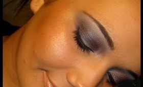 Prom Makeup - Purple/Taupe/Silver