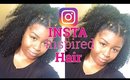 IG Baddie Curly Hairstyle | Lazy Hairstyle for Natural Hair | Curly Half up Half Down