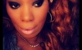 INSPIRED look tutorial  Smokey Black and Snob By Mac  Enjoy =-D