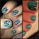Leopard nails 