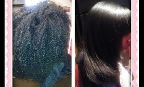 Ceramic Straightening (No Pressing Comb)