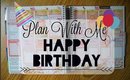 Plan With Me: My Birthday