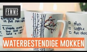 DIY Simpele waterbestendige mokken - FEMME