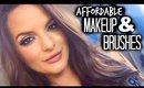 Makeup Tutorial Using Affordable Makeup & Brushes! | Casey Holmes