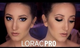 Lorac Pro Palette Tutorial | Light Bronze Smoky Eyes