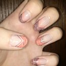 Striped triangle tips