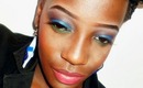 TUTORIEL Makeup de soirée Glamour bleu et vert