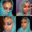 asian bridal look