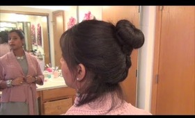 Hair Bun with a Twist !!