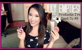 July Empties ♡ ALL MAKEUP! ~ Products I've Used Up #6 - hollyannaeree