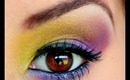 Purple & Yellow Eyeshadow Tutorial