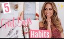5 Girl Boss Habits To Achieve Goals // How To be Productive 2018
