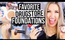 Beginner Makeup Guide || DRUGSTORE FOUNDATIONS FAVES
