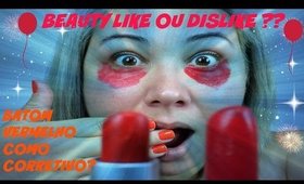 Corretivo de batom vermelho - #BEAUTY LIKE ou DISLIKE