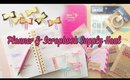 Cute Planner & Scrapbook Supplies Haul! | Charmaine Dulak