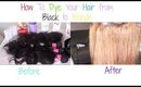 How To Dye Your Hair From Black To Blonde | Ft. Yiroo Hair