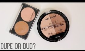 Dupe or Dud: MAKE UP FOR EVER Contour Kit vs. Wet n Wild Contouring Palette | Bailey B.