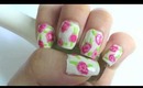 Easy flower/floral nail art for beginners! No special tools needed! Explained step by step