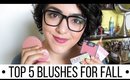 Top 5 Blushes for Fall | Laura Neuzeth