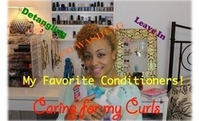 Caring for my Curls: Fav Conditioners (Co wash, Detangle & Lve ins)