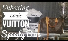 Unboxing Louis Vuitton Speedy B 25 from Tradesy