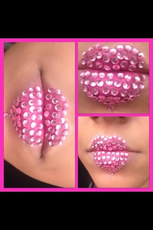 Rhinestone pink
