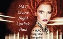 MAC Divine Night Lipstick Haul & Blog Sale MAC lipstick haul