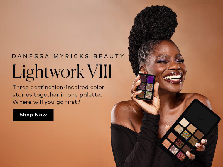 Feeling the warmth of Canyon Heat, sunlit shimmer of On the Horizon, or cosmic colors of Orbital Bliss? Lightwork VIII brings three destination-inspired color stories together in one palette. Where will you go first? Find your color story here at Beautylish.com