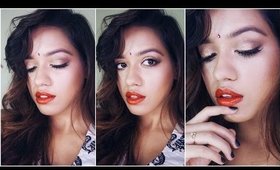 Durga Puja/Navratri Festive Makeup Tutorial | Debasree Banerjee