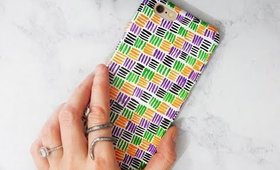 DIY Minimalist Halloween Phone Case | Anthropologie Inspired