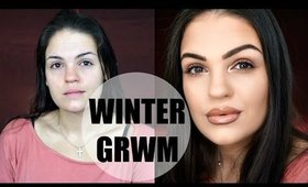 Winter GRWM MONOCHROME MAKEUP| Going to NYC!!!