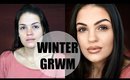Winter GRWM MONOCHROME MAKEUP| Going to NYC!!!