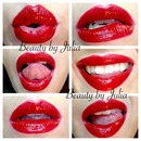 Luscious Cherry Red Lips 