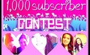 1,000 Subscriber Contest - 2 Winners! (Open)
