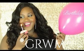 MY BIRTHDAY GRWM! Makeup, Hair + Outfit