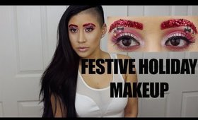 QUICK AND EASY: FESTIVE HOLIDAY MAKEUP TUTORIAL