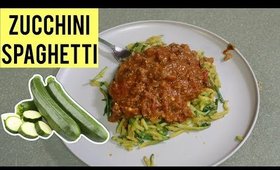 I Tried Spaghetti with Zucchini Noodles Instead ... | Cooking with Tommie