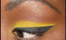 Beyonce's Yellow Eye Shadow from the video "Telephone" with Lady Gaga