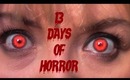 13 Days of Horror - Double Nail Tutorial - Frankenstein & blood splatter
