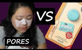 Benefit Instant Wipeout Mask Vs My Pores!  Who Wins This Epic BATTLE!