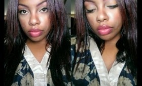 How I Flat Iron Color Treated Natural hair (Requested)