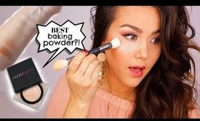 BEST SETTING POWDER?! | HUDA BEAUTY EASY BAKE POWDER