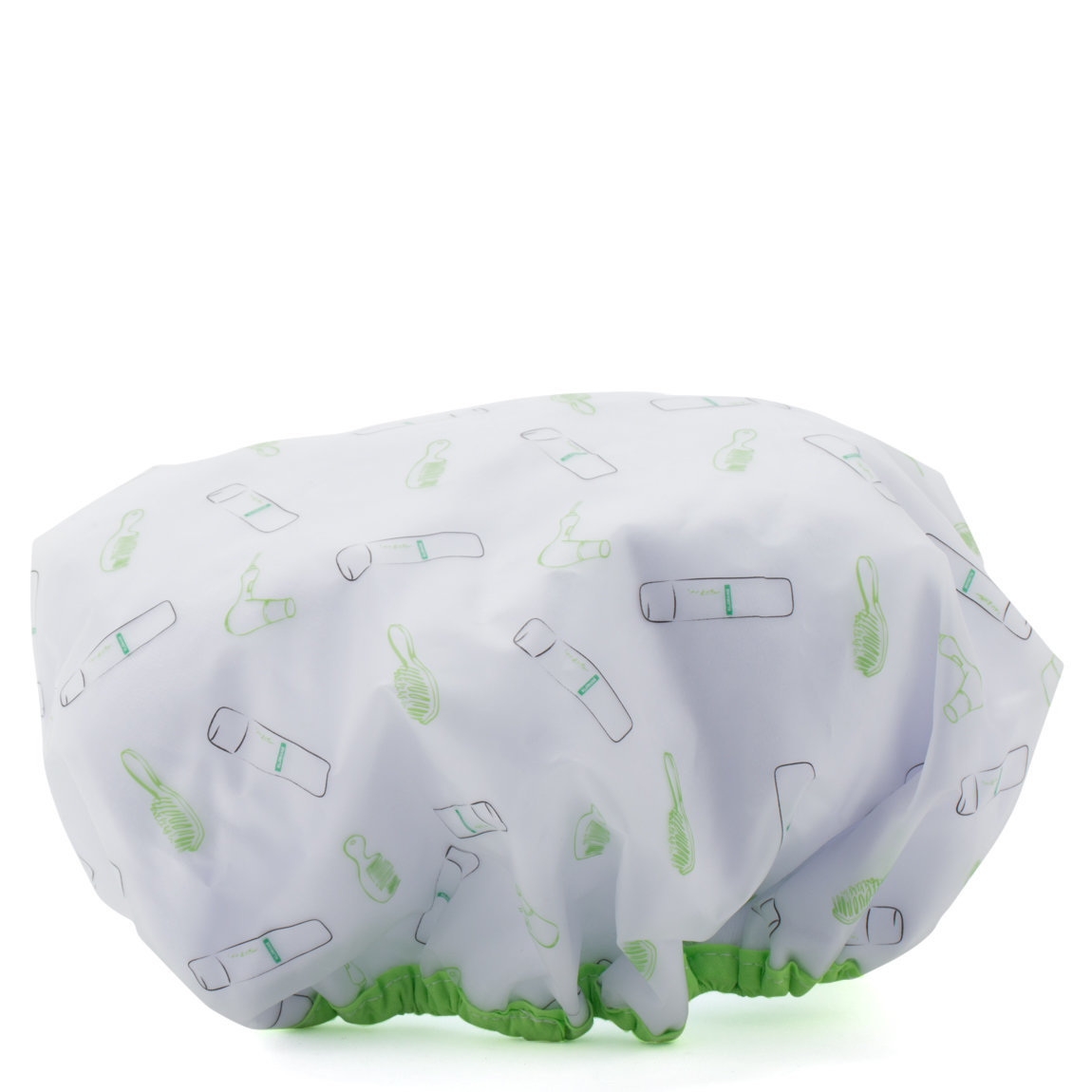 shower cap with terry cloth